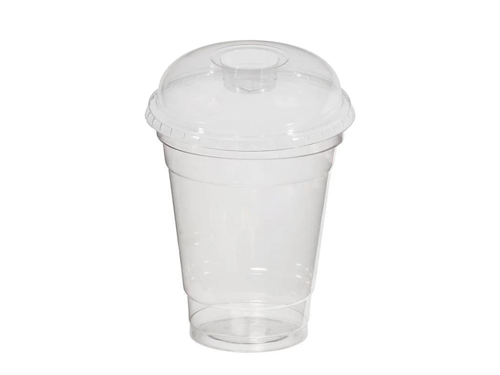 Plastik Limonata Bardağı Kapaklı